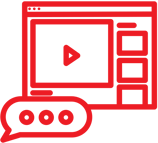 2-way audio and video icon